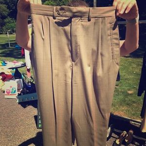 Silk Tan Pants